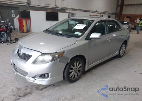 2009 Toyota Corolla S z USA, uszkodzony, nr VIN 2T1BU40E39C094426